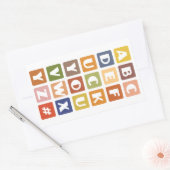 Autocollants Naughty Alphabets (Enveloppe)