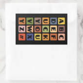Autocollants Naughty Alphabets (Sac)