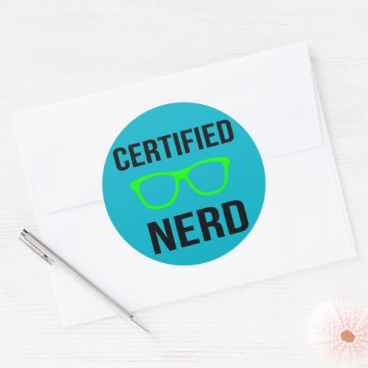 Autocollants Nerd certifiés (Enveloppe)