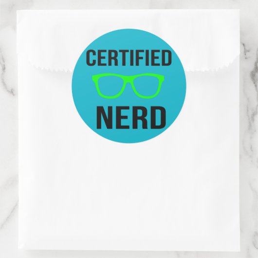 Autocollants Nerd certifiés (Sac)