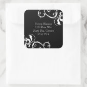 Autocollants noirs et blancs (Sac)