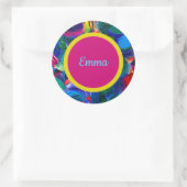 Autocollants nommés peints personnalisés avec le (Sac)