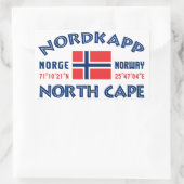 Autocollants NORDKAPP Norvège (Sac)
