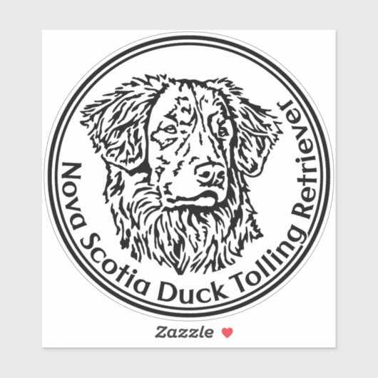 Autocollants Nova Scotia Duck Tolling Retriever (Feuille)