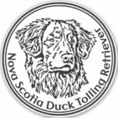 Autocollants Nova Scotia Duck Tolling Retriever (Devant)