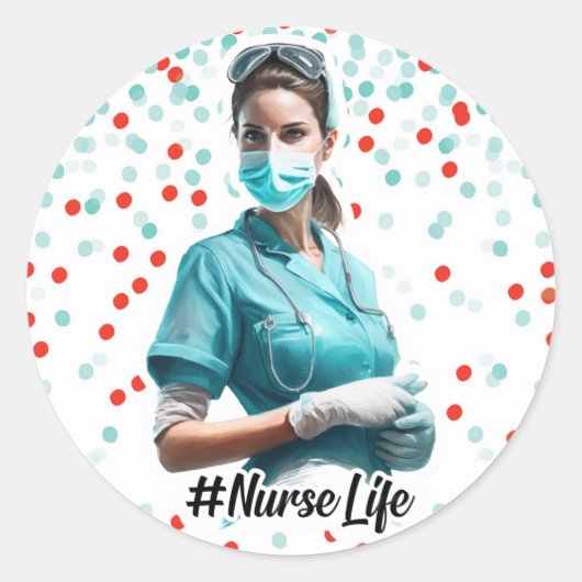 Autocollants Nurse Life (Devant)
