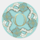 autocollants O initiaux monogramme (Devant)