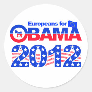 Autocollants OBAMA 2012