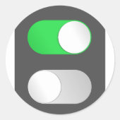 Autocollants On et Off (Devant)