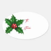 Autocollants Oval Christmas Gig (Devant)