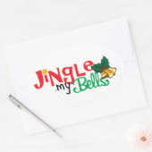 Autocollants ovale, brillants (Enveloppe)