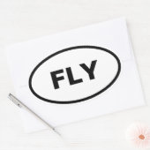 Autocollants ovales de voiture de mouche (Enveloppe)