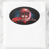 Autocollants ovaux (Sac)