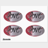 Autocollants ovaux (Feuille)