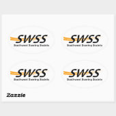 Autocollants ovaux (Feuille)