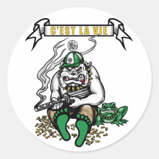 Autocollants ovaux (Devant)