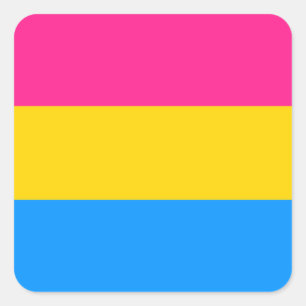 Autocollants Pansexual de fierté - arrondis