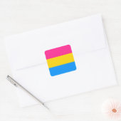 Autocollants Pansexual Pride - arrondi (Enveloppe)
