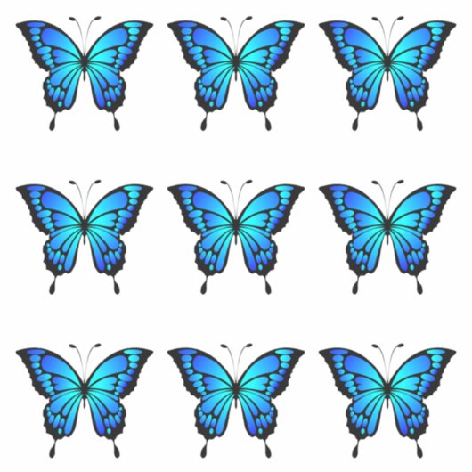 Autocollants papillon : découpez et utilisez-les (Devant)