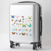 Autocollants Papillon Fantaisistes (Sur valise)