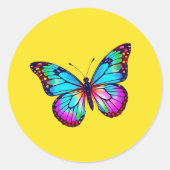 Autocollants papillon ronds (Devant)