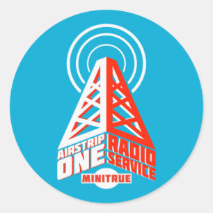 Autocollants par radio de service de la piste