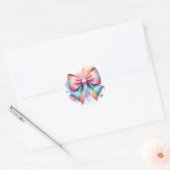 Autocollants Pastel color bow (Enveloppe)
