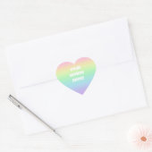Autocollants Pastel Rainbow Enveloppe personnalisé (Enveloppe)