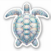 Autocollants Pastel Sea Turtle (Devant)