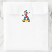 Autocollants Patriotic Skateboarder (Sac)