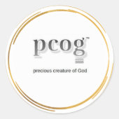 autocollants pcog CERCLÉS D'OR FIN no scripture (Devant)