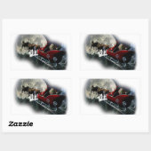 Autocollants Père Noël (Feuille)