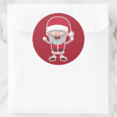 Autocollants Père Noël amusant (Sac)
