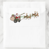 Autocollants - Père Noël en fauteuil roulant (Sac)