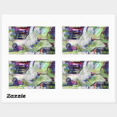 Autocollants personnalisables d'art original (Feuille)