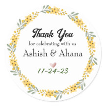 Autocollants personnalisables pour les faveurs de 