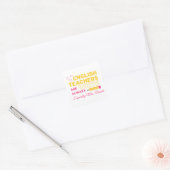 Autocollants personnalisables pour professeur d'an (Enveloppe)