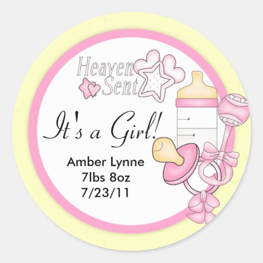 Autocollants personnalisables providentiels de (Devant)