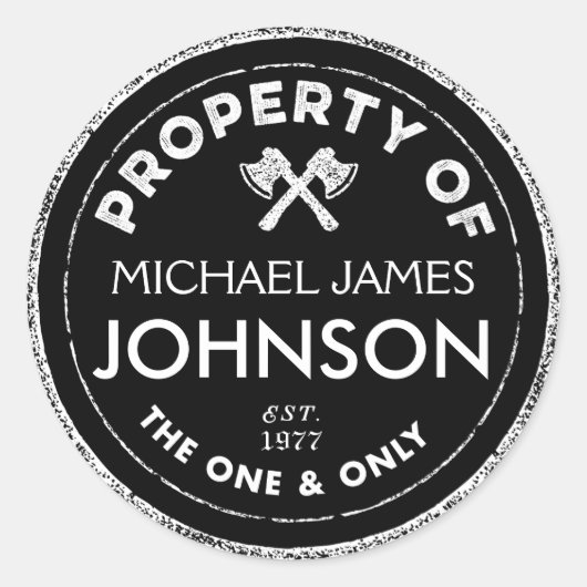 Autocollants personnalisés (Devant)