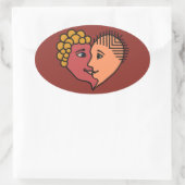 Autocollants personnalisés Abstraits Lovers (Sac)