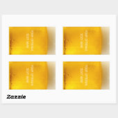 Autocollants personnalisés BIER (Feuille)