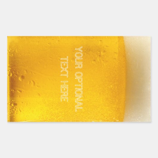 Autocollants personnalisés BIER (Devant)