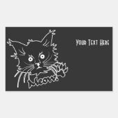 Autocollants personnalisés Black Cat (Devant)