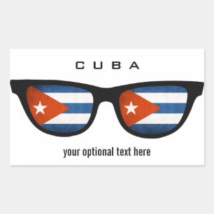 Autocollants personnalisés de Cuban Shades