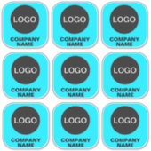 Autocollants personnalisés de marque 9 pour valise (Devant)