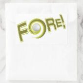 autocollants personnalisés FORE ! (Sac)