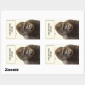 Autocollants personnalisés Funny Gorilla (Feuille)