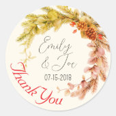 Autocollants personnalisés mariages (Devant)