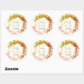 Autocollants personnalisés mariages (Feuille)