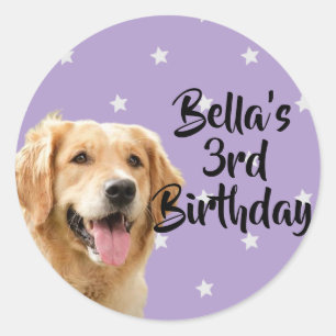 Autocollants personnalisés pour l'anniversaire de